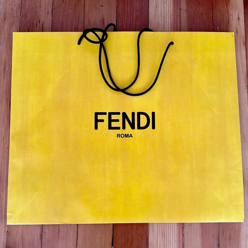Fendi empty gift bag